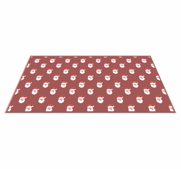 Tapis vinyle noël modèle de père noël - TenStickers