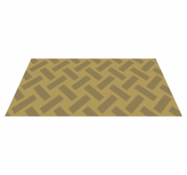 Tapis vinyle géométrique chevron zigzag - TenStickers