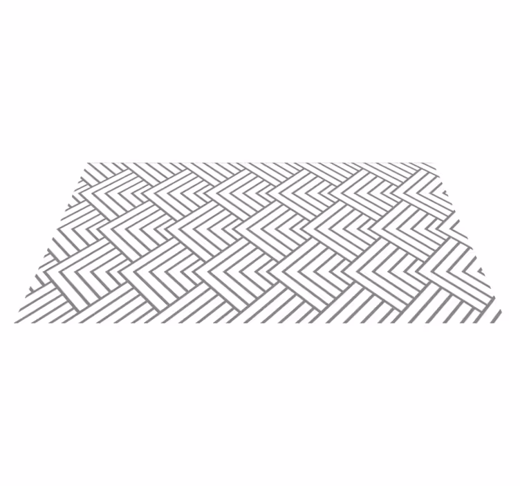 Tapis vinyle géométrique labyrinthe géométrique - TenStickers