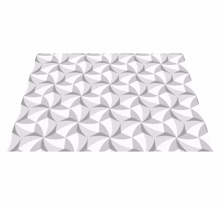 Tapis vinyle geometrique Carreaux de ciment contemporains - TenStickers