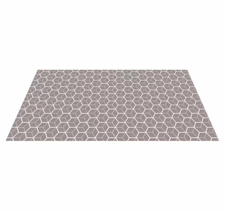 Tapis vinyle géométrique treillis géométrique - TenStickers