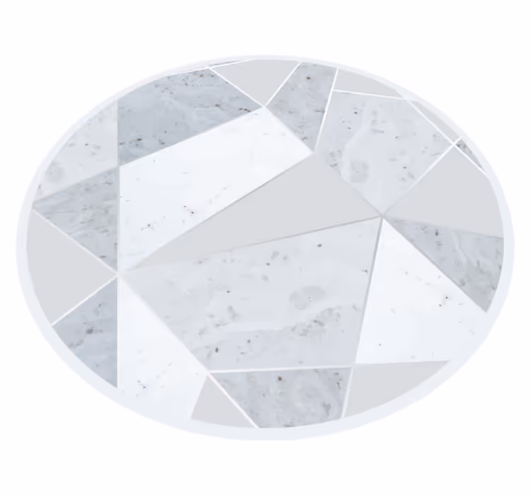 Tapis vinyle marbre marbre géométrique - TenStickers