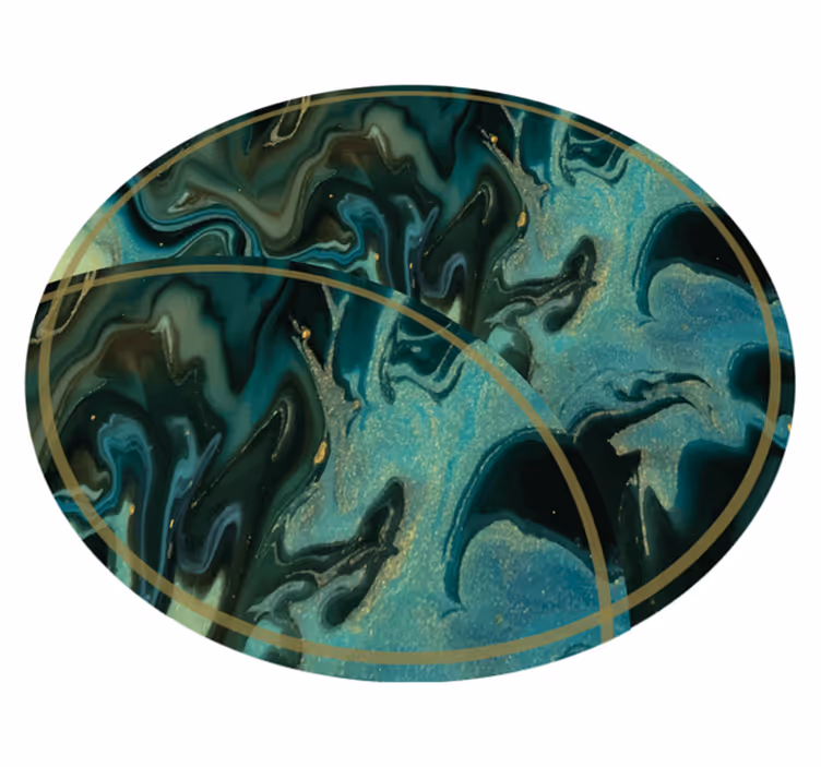 Tapis vinyle texture motif marbré abstrait - TenStickers