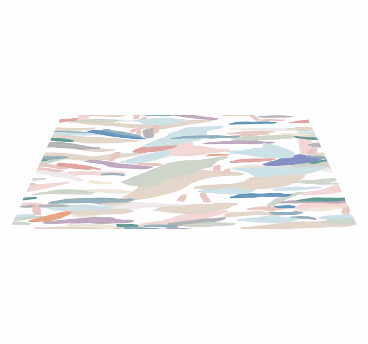 Tapis vinyle minimaliste camouflage abstrait minimaliste - TenStickers