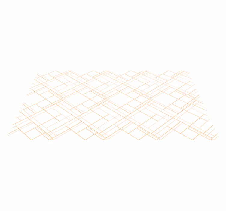 Tapis vinyle géométrique motif lignes minimalistes - TenStickers