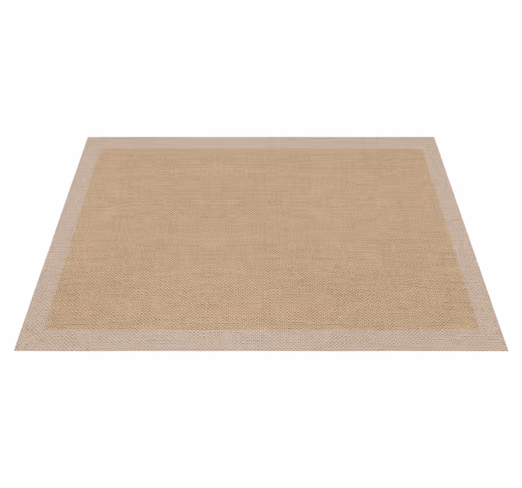 Tapis vinyle minimaliste Teplon beige naturel - TenStickers