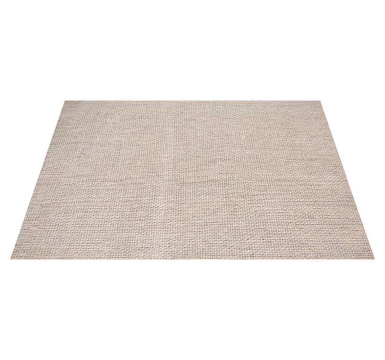 Tapis nordique texture de coton beige - TenStickers