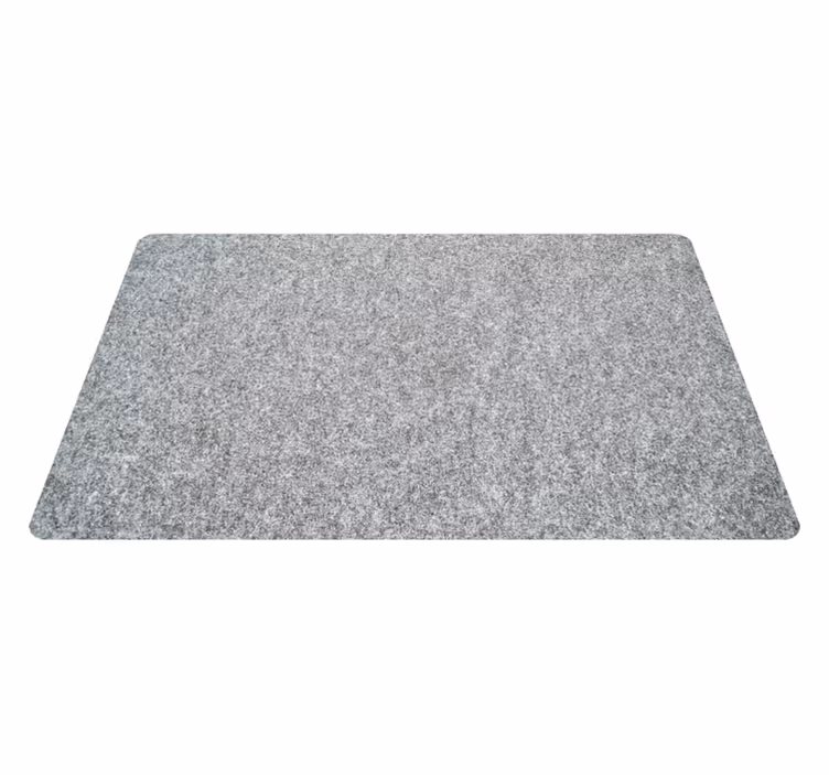 Tapis vinyle bureau texture grise - TenStickers