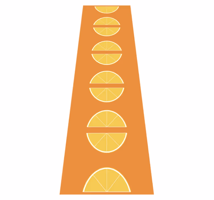 Tapis cuisine tranches d'agrumes - TenStickers