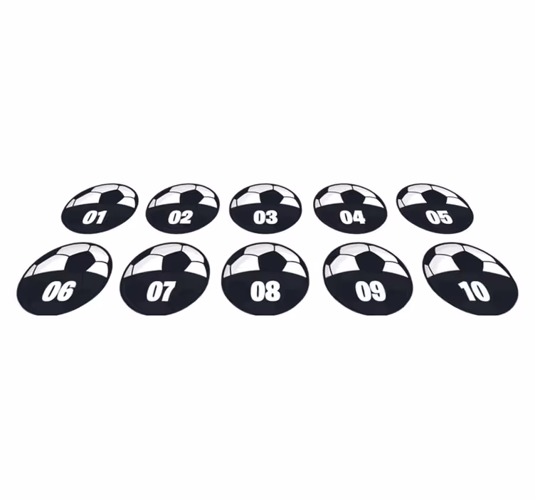 Tapis vinyle ado pack d'entraînement de football - TenStickers