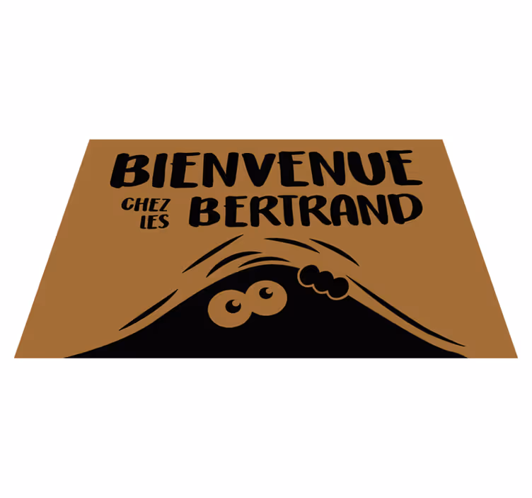 Tapis vinyle hall d'entrée chiffre imminent - TenStickers