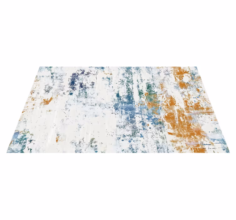 Tapis vinyle salle à manger conception texturée abstraite - TenStickers