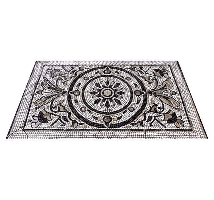 Tapis vinyle salle à manger design art nouveau - TenStickers
