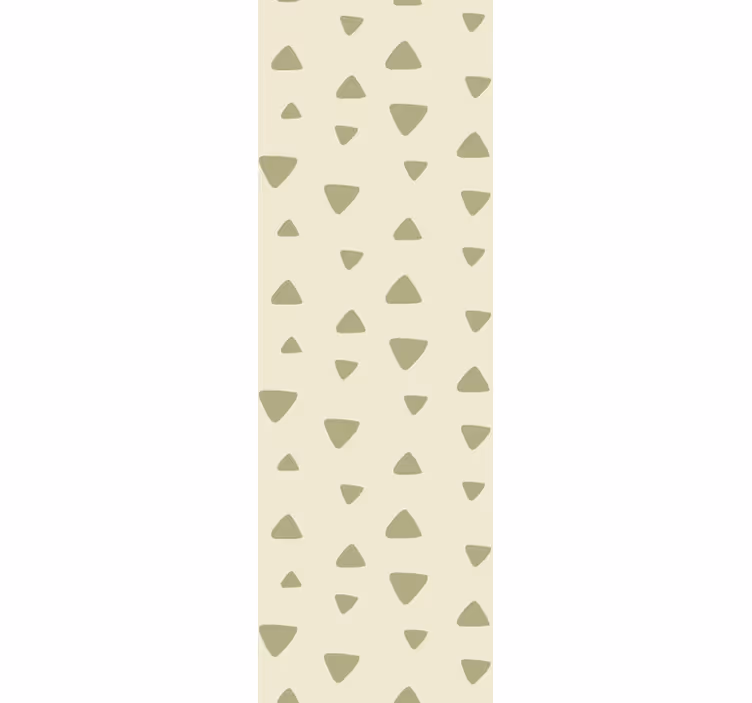 Papier peint triangles motif beige simple - TenStickers