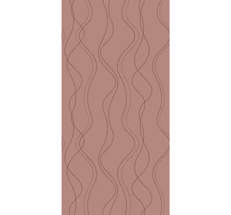Papier peint abstrait motifs de lignes fluides - TenStickers