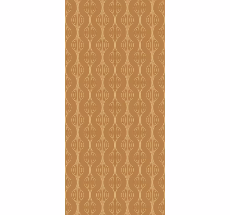 Papier peint moderne motif de courbes élégantes - TenStickers