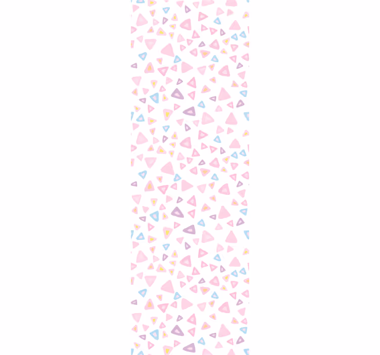 Papier peint triangles motif triangle pastel - TenStickers