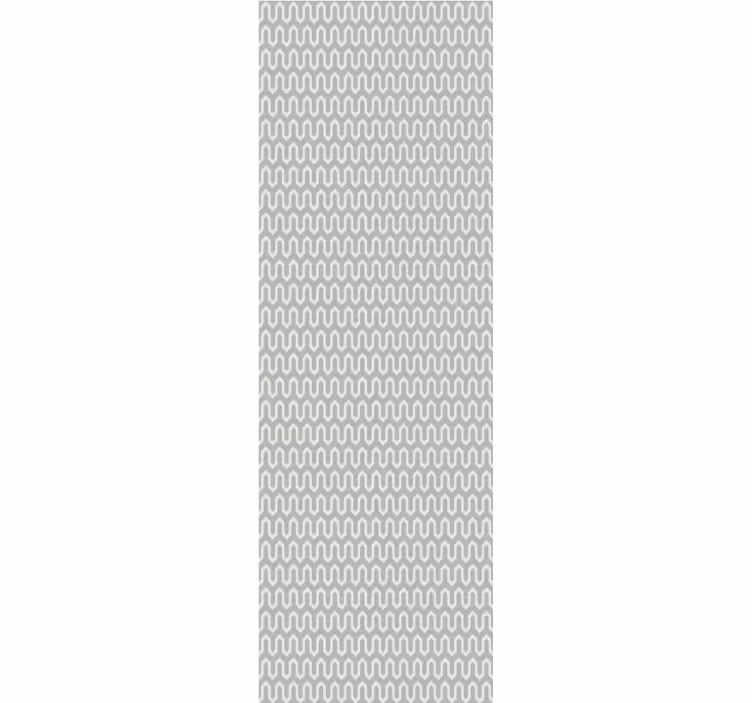 Papier peint géometrique motif ondulé élégant - TenStickers
