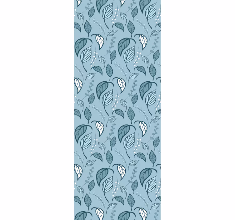 Papier peint feuilles pousse scandinave - TenStickers