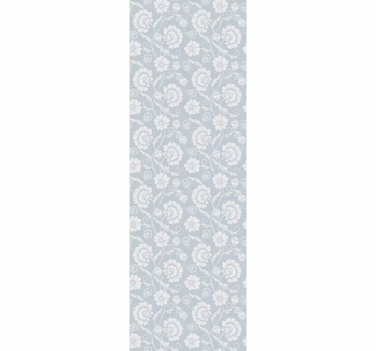 Papier peint fleurs motif de vigne fleurie - TenStickers