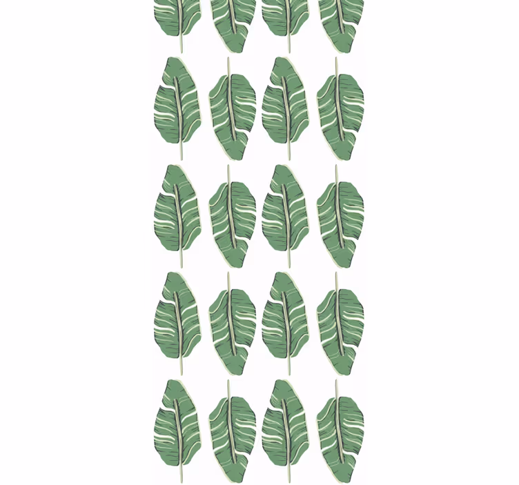 Papier peint feuilles élégance verte et feuillue - TenStickers