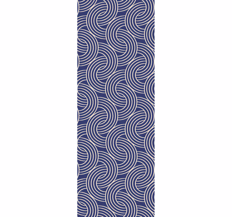 Papier peint géometrique élégantes vagues en spirale - TenStickers