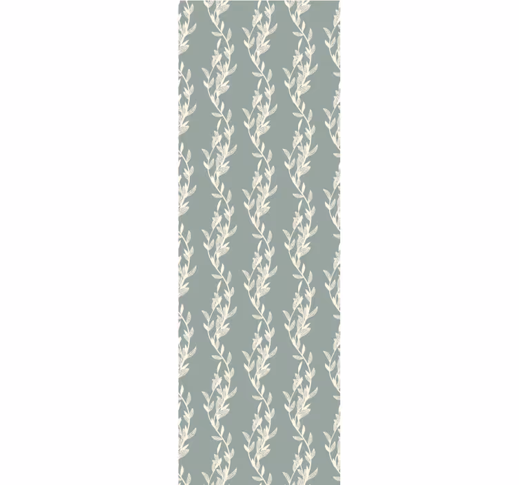 Papier peint fleurs motif de vigne délicat - TenStickers
