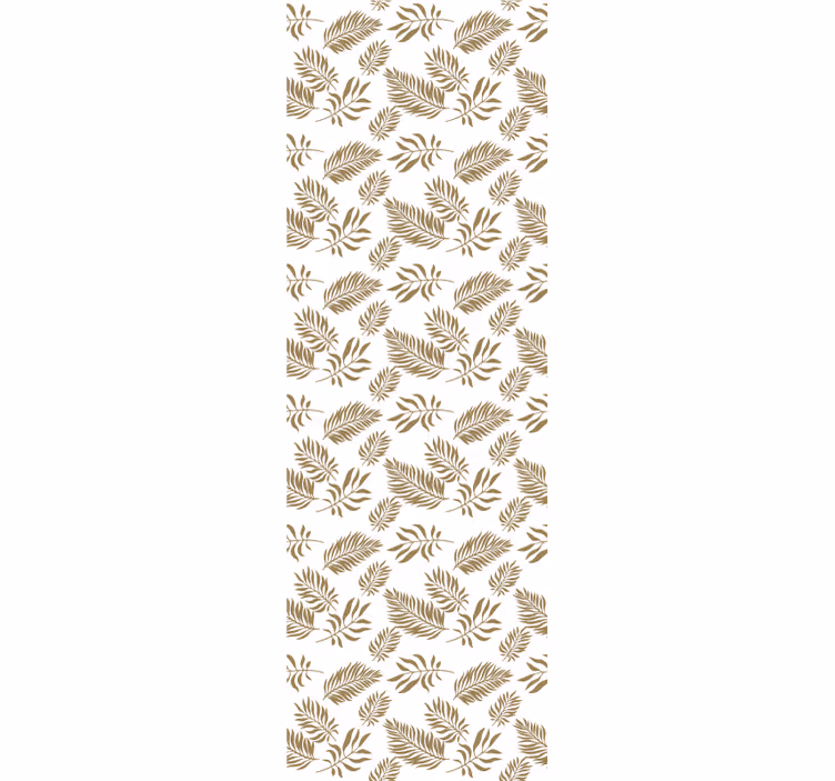 Papier peint fleurs composition de verdure tropicale - TenStickers