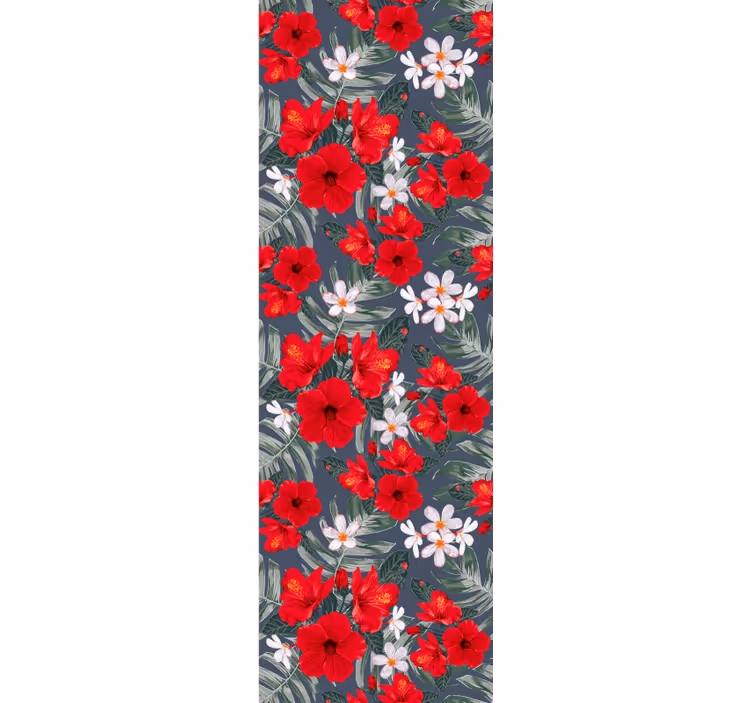 Papier peint floral présentation florale vibrante - TenStickers