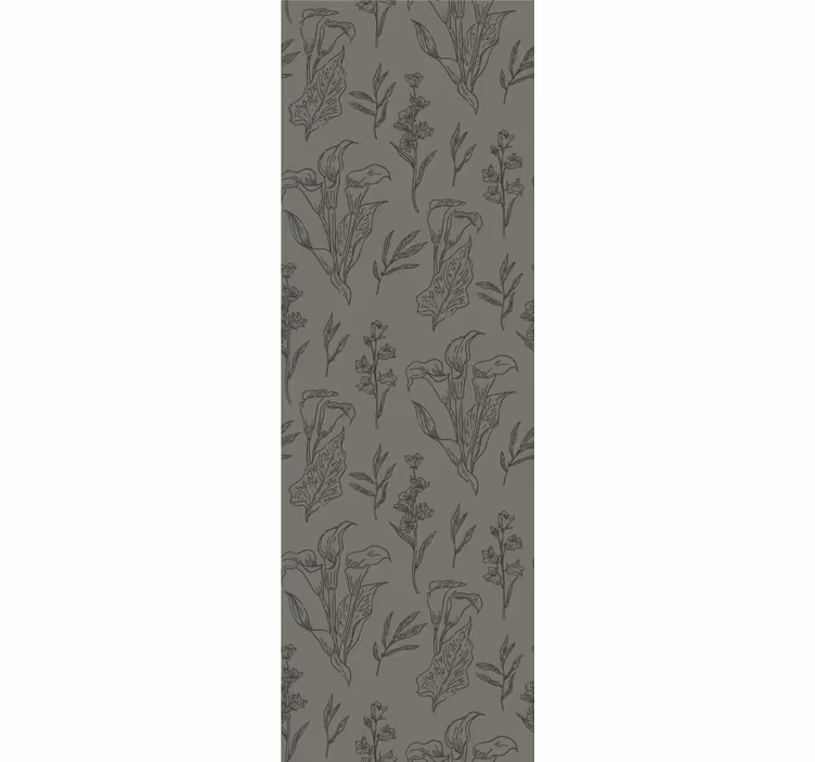 Papier peint floral éléments floraux - TenStickers