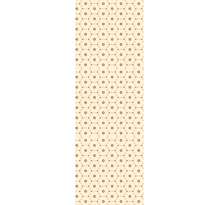 Papier peint fleurs accents floraux géométriques - TenStickers