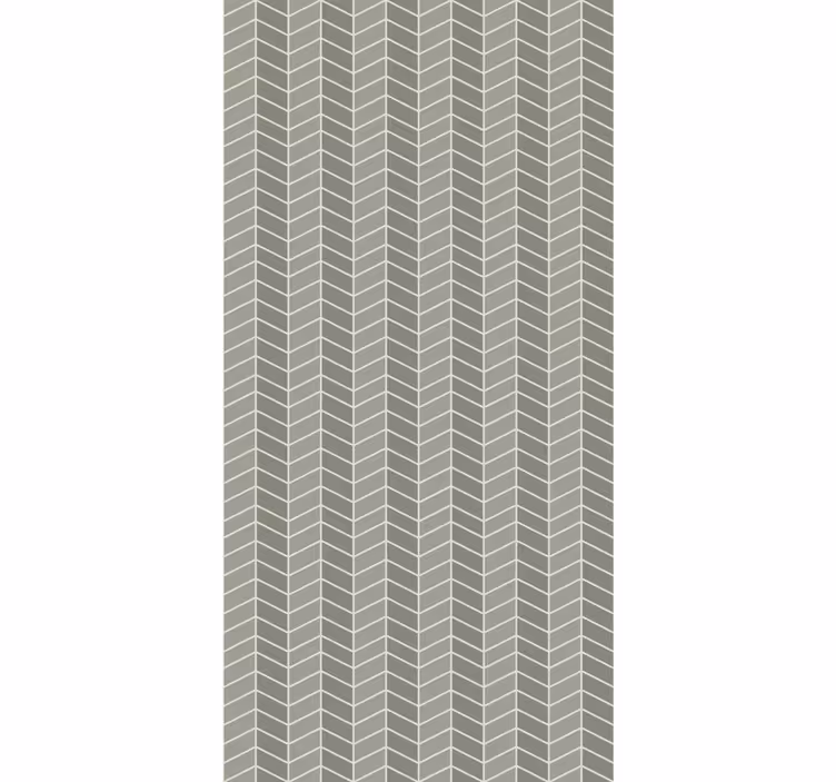 Papier peint géometrique motif à chevrons beige - TenStickers