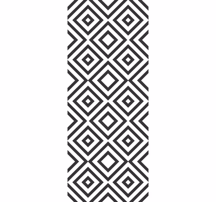 Papier peint géometrique arrangement de formes de diamant - TenStickers