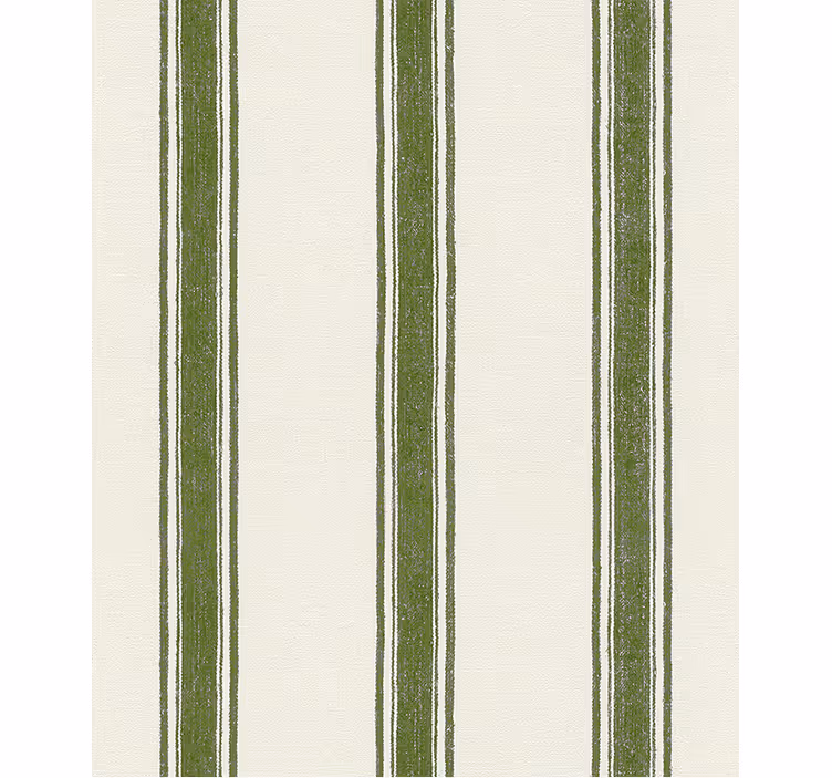 Papier peint géométrique lignes verticales vert mousse - TenStickers