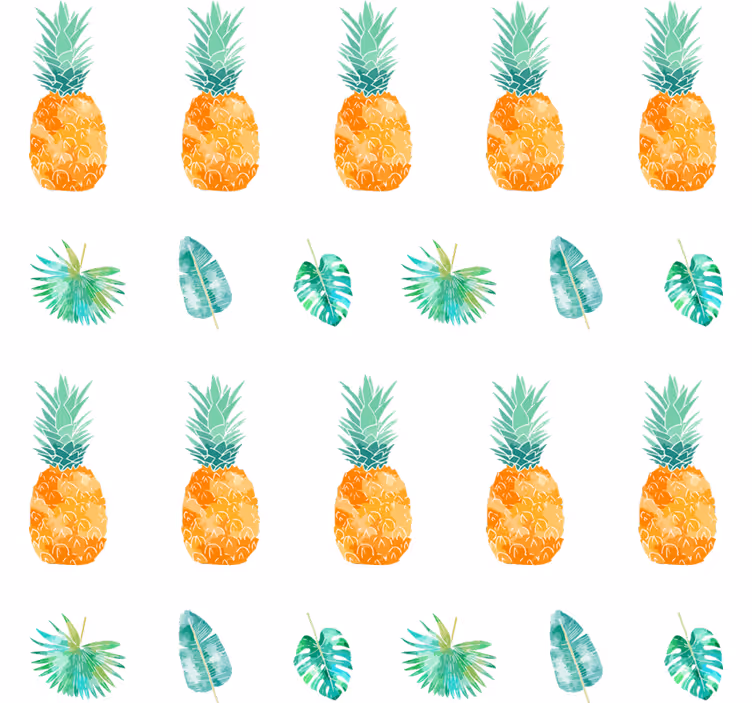 Papier peint nature concept ananas - TenStickers