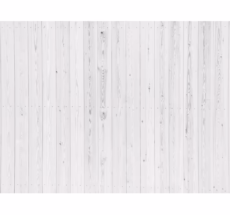 Papier peint bois motif vintage blanc - TenStickers