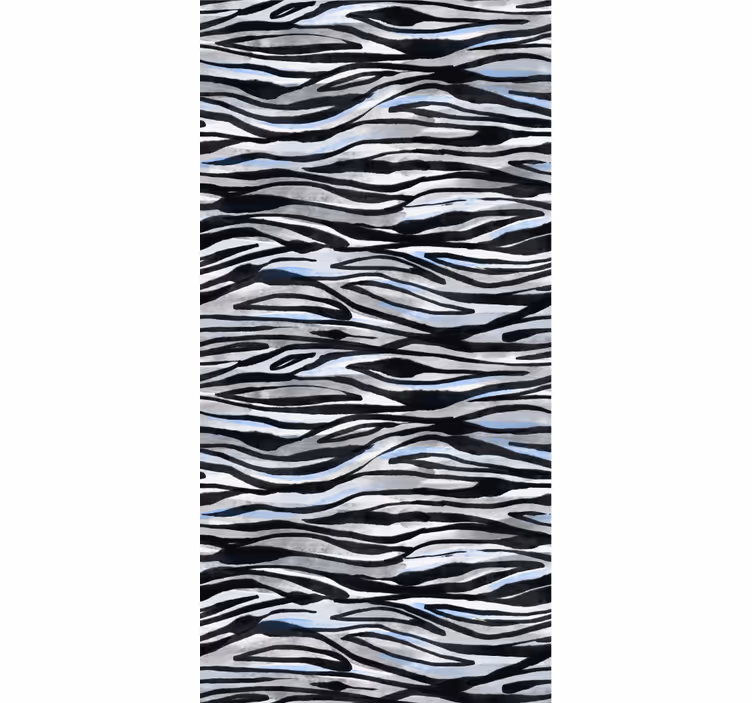 Papier peint ornemental motif zèbre - TenStickers