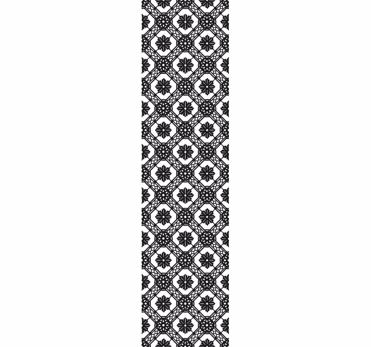 Papier peint ornemental composition florale complexe - TenStickers