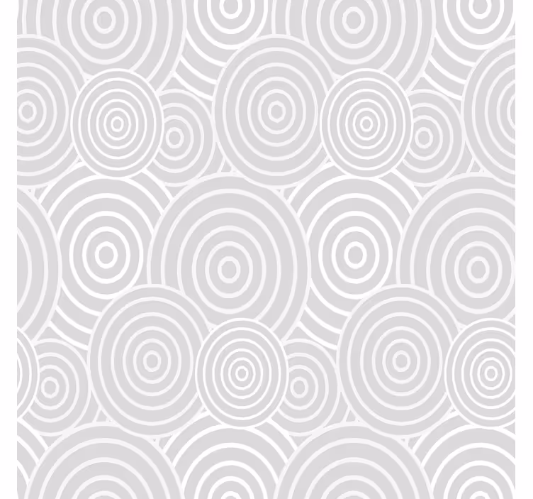 Papier peint chambre motif de lignes circulaires - TenStickers