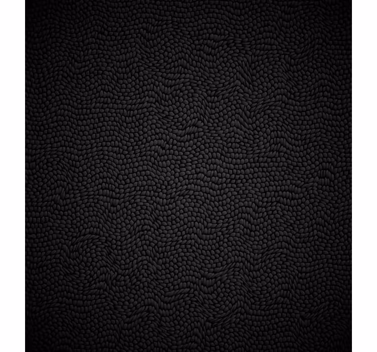 Papier peint animaux imitation fourrure noire - TenStickers