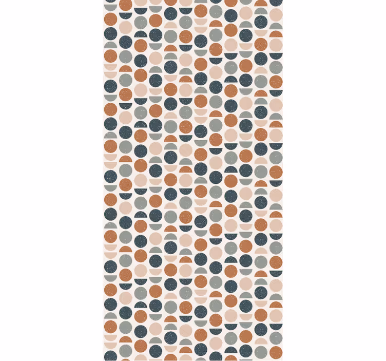 Papier peint bureau motif demi-cercles - TenStickers