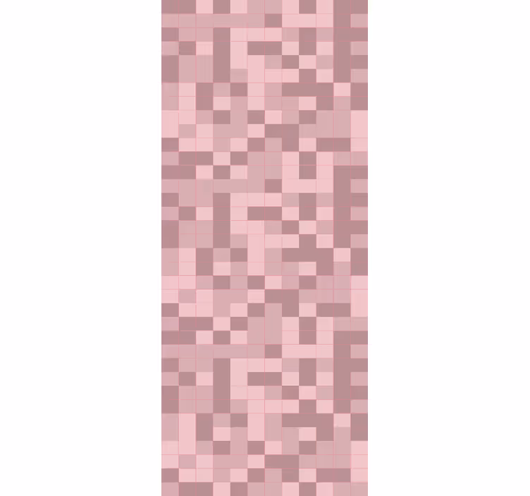Papier peint géométrique camouflage pixelisé - TenStickers