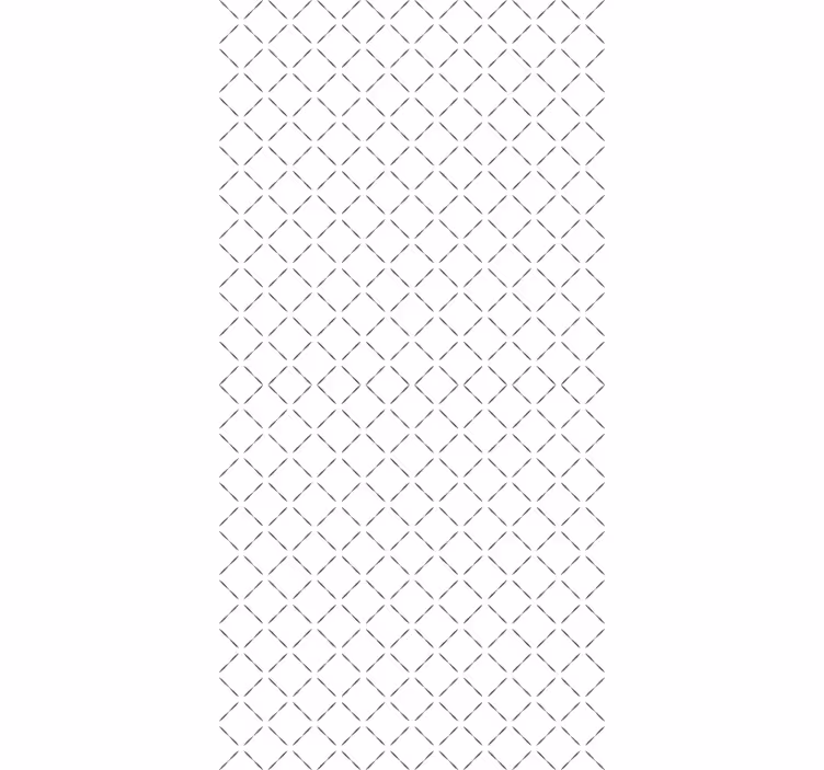 Papier peint géométrique motif ligne continue - TenStickers