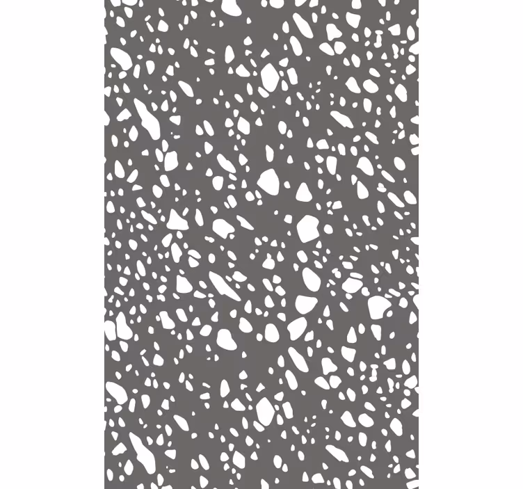 Papier peint autres textures terrazzo gris et blanc - TenStickers