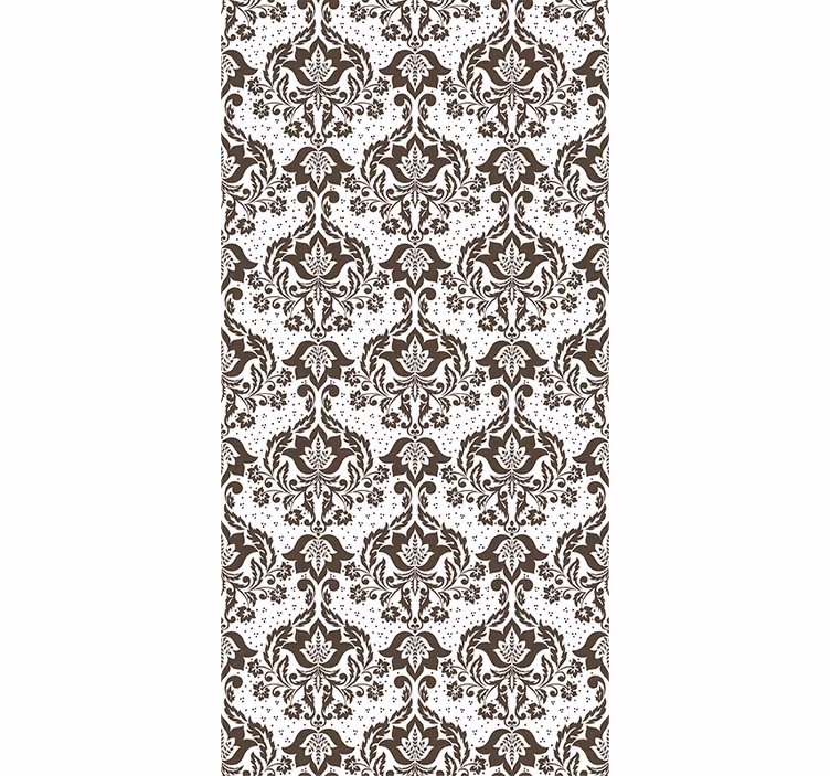 Papier peint vintage motif baroque - TenStickers