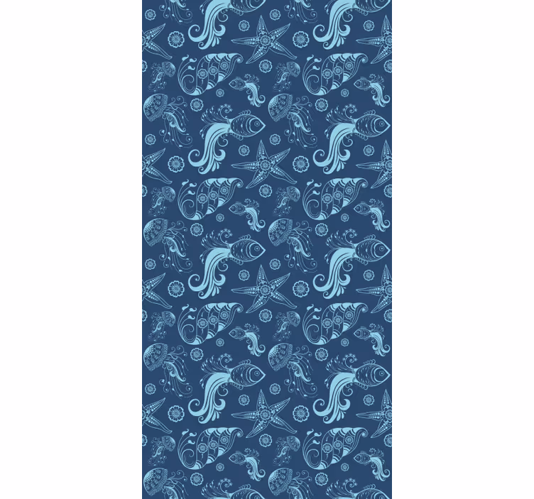 Papier peint chambre enfant motif faune océan - TenStickers