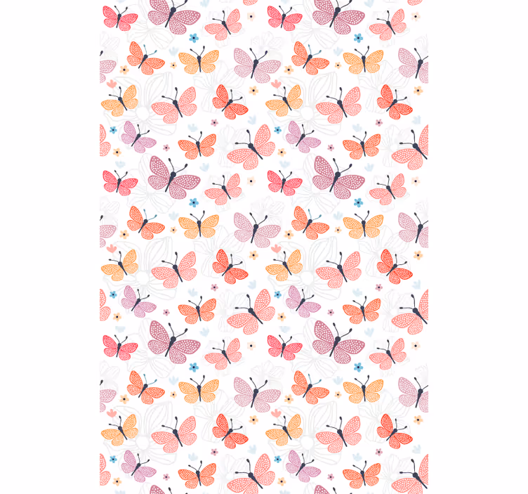 Papier peint papillon en vol - TenStickers
