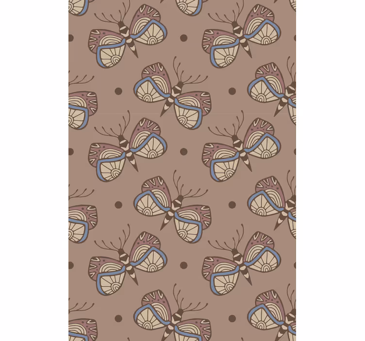 Papier peint papillon vintage inspirant gagnant - TenStickers