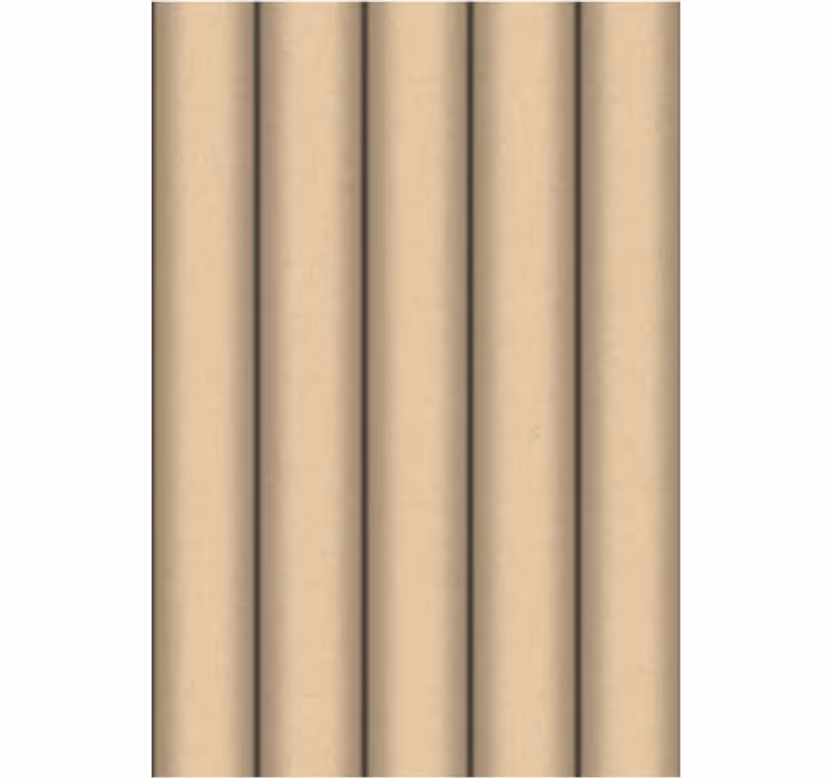 Papier peint salon motif tubes bruns minimaliste - TenStickers