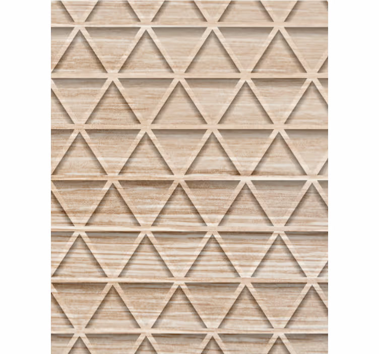 Papier peint salon motif géométrique - TenStickers